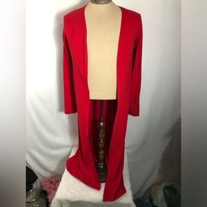 Women’s Red Duster Sweater. Size Small. Streetwear Society.
